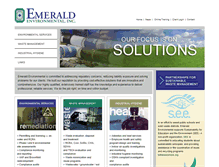 Tablet Screenshot of emerald-environmental.com